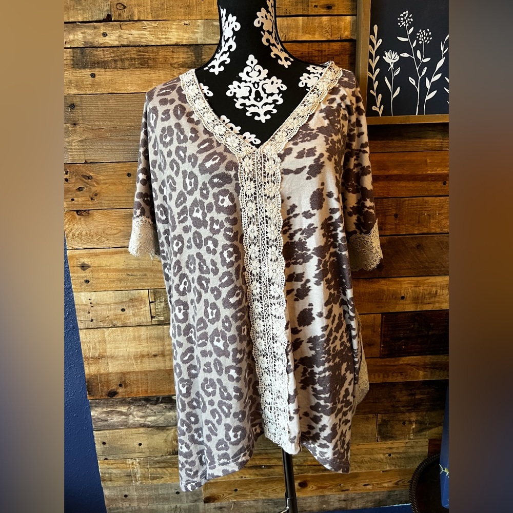 Crazy Train cow & leopard print, boutique